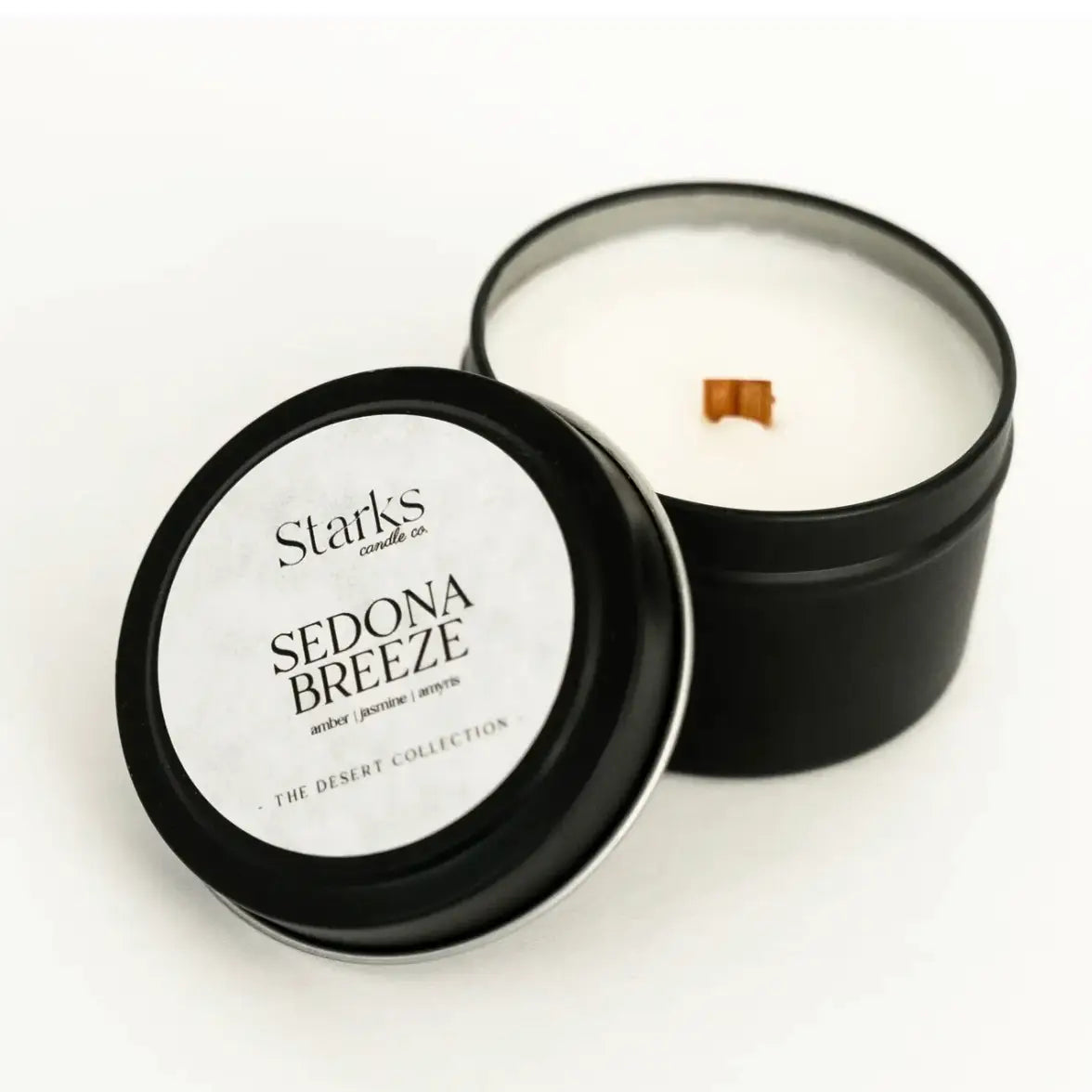 Sedona Breeze Soy Candle | Amber, Jasmine & Amyris | Starks Candle Co.