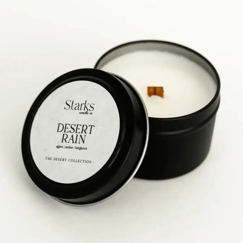 Desert Rain Soy Candle | Agave, Bergamot & Creosote | Starks Candle Co.
