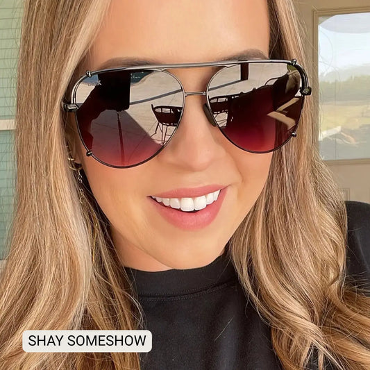 Shay Aviator Sunglasses